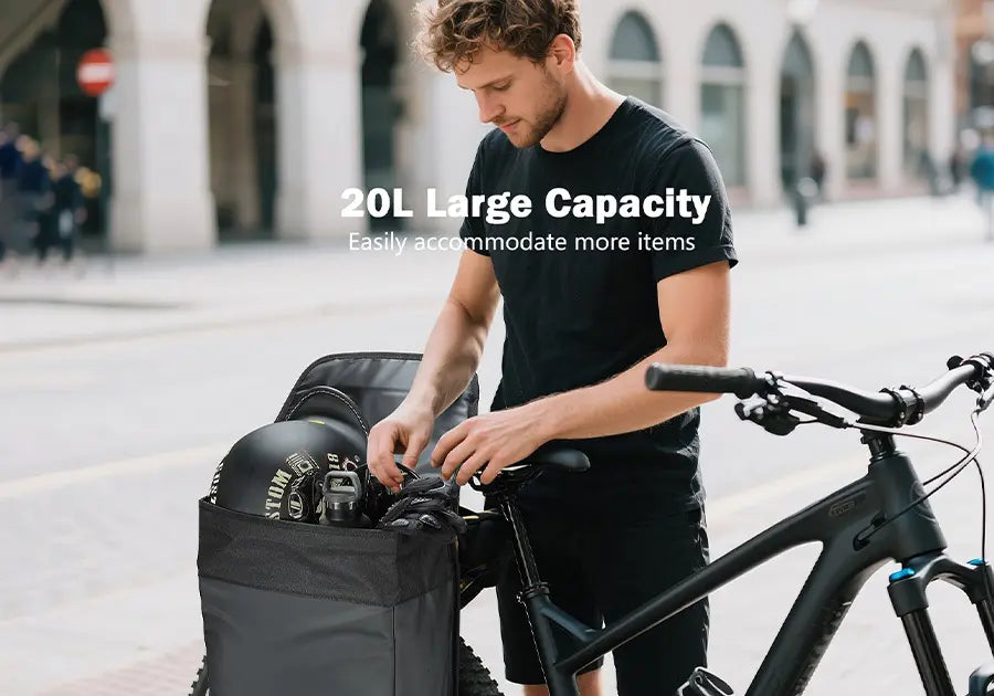 Fahrradtasche mit großem Fassungsvermögen