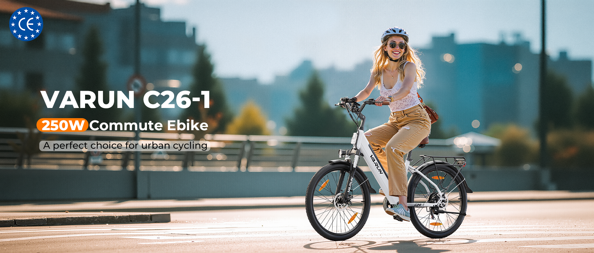 The VARUN C26-1 commute ebike is a perfect choice for urban cycling