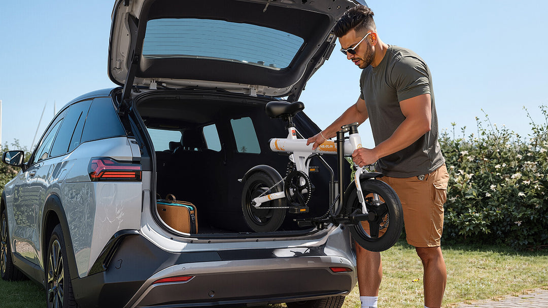 The man is putting the C14-1 into his truck