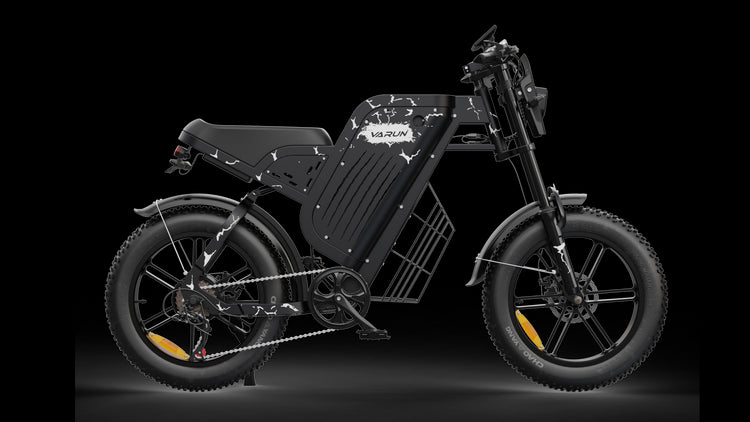 20" Fat-Tire Men's E-Bike with 48V 31.5A Battery, Up to 160 KM Range, 1000W 95Nm Motor, Full Suspension