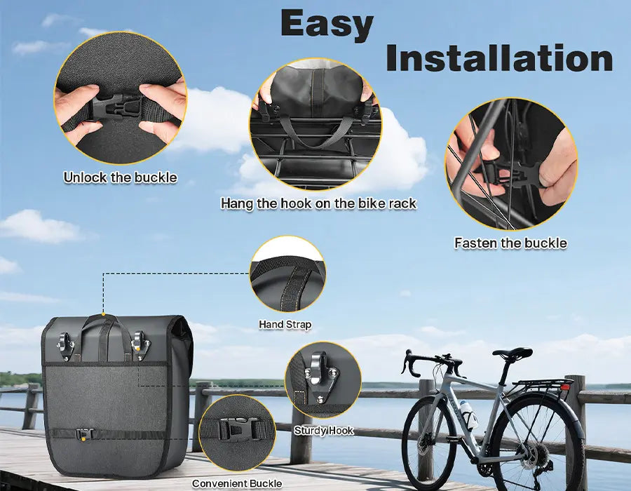 Fahrradtasche mit großem Fassungsvermögen – Varun Electric Bike